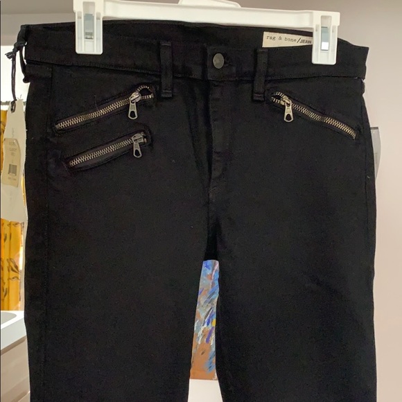 Rag and Bone Black Jeans - Picture 2 of 8